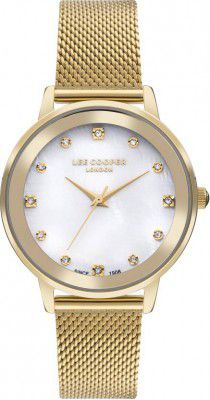 LEE COOPER  Analog MOP Dial with Crystals Analog Watch - For Women LC07875.120