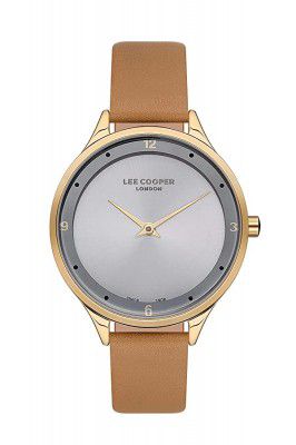 Lee Cooper 11.Collection Quartz Silver Round Dial Womens Watch - LC07119.132