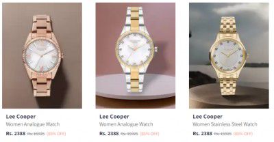 Lee Cooper Watch Upto 85% Off