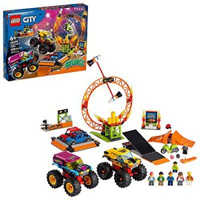 LEGO City Stunt Show Arena 60295 Building Kit (668 Pcs),Multicolor