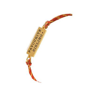 LEMONADE Pre Design Metal Rakhi for brother | Metal Fancy Rakhi