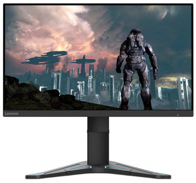 Lenovo Gaming G-Series G24-20 23.8" FHD IPS Monitor | 165Hz, 0.5ms, 99% sRGB, 350 Nits Brightness, AMD FreeSync Premium, HDMI 2.0, DP, Height Adjust Tilt Stand, TUV Eye Comfort, G24-20, Raven Blac