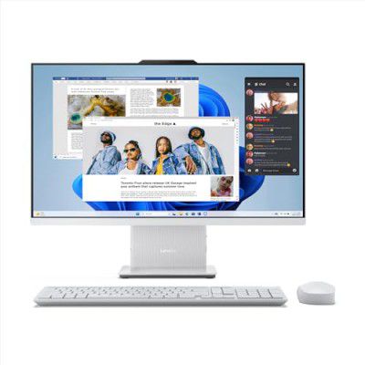 Lenovo IdeaCentre AIO Intel Core i5 13420H, F0HM003CIN (16GB/1TB SSD/Win11/Office 2021/5.0MP+IR Camera/Wireless EOS Keyboard & Mouse)