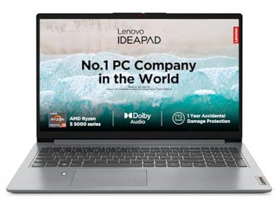 [Extra ₹3250 Off] Lenovo IdeaPad 1 AMD Ryzen 5 5500U 82R400ERIN Laptop (16GB RAM + 512GB SSD)