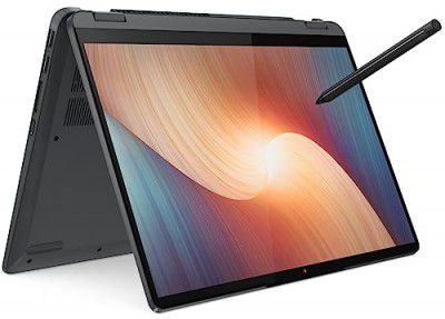 Lenovo IdeaPad Flex 5 Ryzen 7 5700U 14\' (35.5cm) WUXGA+ IPS 2-in-1 Laptop (16GB/512GB SSD/Win 11/Office 2021/Backlit KB/Fingerprint/FHD Camera/Alexa/3 Month Game Pass/Storm Grey/1.55Kg), 82R900D9