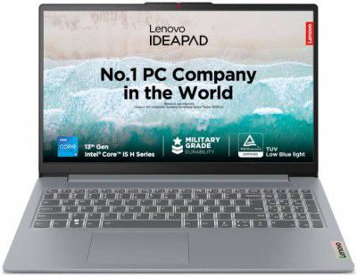 Lenovo IdeaPad Slim 3 Intel Core i5 13th Gen 13420H - (16 GB/SSD/512 GB SSD/Windows 11 Home) 15IRH8 Laptop (15.6 Inch, Arctic Grey, 1.62 Kg, With MS Office)