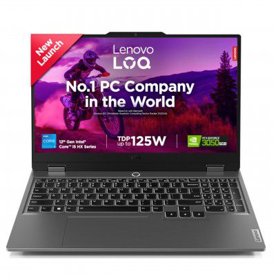 Lenovo LOQ Intel Core i5-12450HX 83GS0098IN Gaming Laptop (24GB RAM + 512GB SSD + NVIDIA RTX 3050 6GB Graphics)