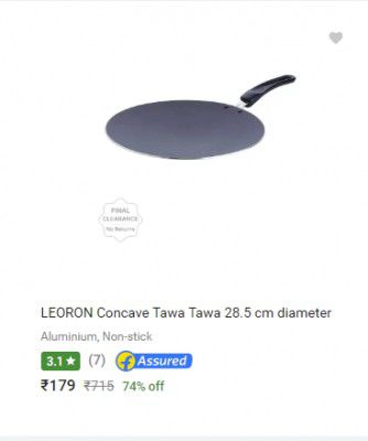 Leoron Kitchen Cookware at Minimum 70% off