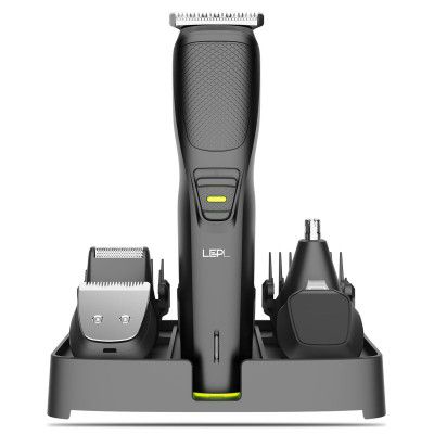 LEPL LT-104 Grooming Kit Trimmer for Men 120 min Runtime 8 Length Settings (Black)