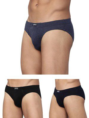 Levi's Men Cotton 011 Comfort Brief with Contoured Double Pouch, Tag Free Comfort & Smartskin Technology (Pack of 3)