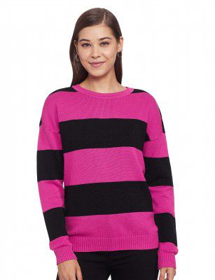 Levi's Women's Striped Crew Neck Sweater