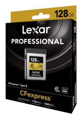 Lexar Professional Cfexpress Type B, 128Gb, Pack of 1