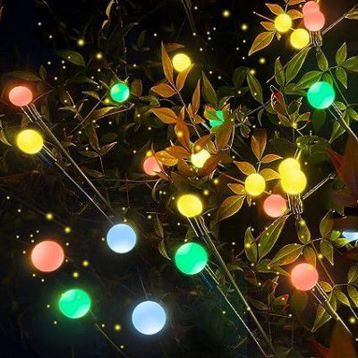 Lexton Firefly Outdoor Solar Lights | 10 LED with Flash Mode