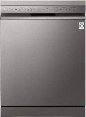 LG 14 Place Settings Wi - Fi Dishwasher (DFB424FP, Silver, Silent Operation, Tough Stain Removal, Adjustable racks )