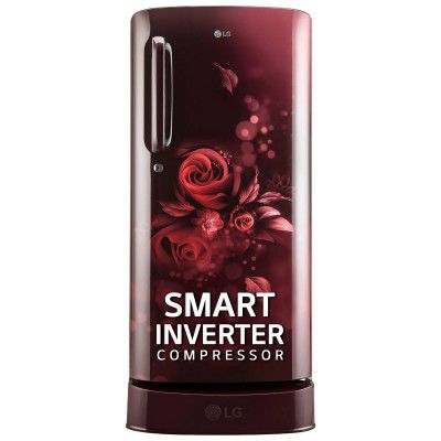 LG 185 L 5 Star Inverter Direct-Cool Single Door Refrigerator (GL-D201ABEU)