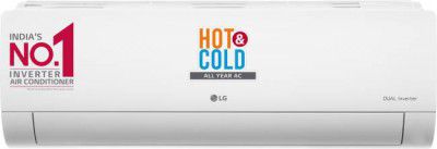 LG Super Convertible 5-in-1 Cooling 2023 Model 1.5 Ton 3 Star Hot and Cold Split AI Dual Inverter 4 Way Swing, HD Filter with Anti-Virus Protection AC (RS-H19VNXE)