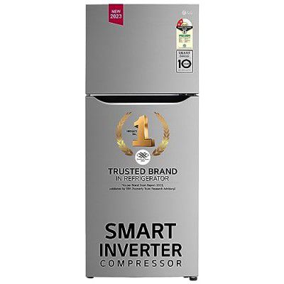 LG 242 L 2 Star Frost-Free Smart Inverter Double Door Refrigerator (GL-N292DPZY)