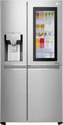 LG 668 L Frost Free Side by Side Refrigerator (GC-X247CSAV)