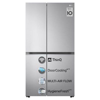 LG 833 L Frost Free Smart Inverter Compressor Wi-Fi Side-By-Side Refrigerator (GC-B307SSVL)