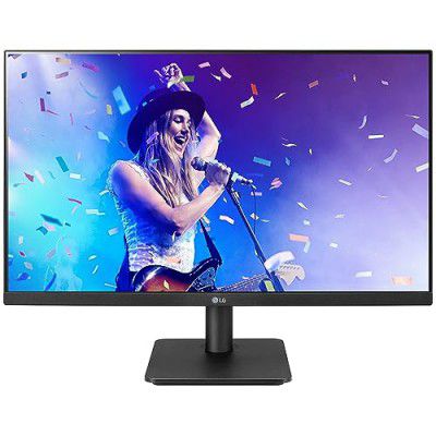 LG Electronics 24Mp400 24 Inches (60 Cm) LCD 1920 X 1080 Pixels IPS Monitor - Full Hd, with Vga, Hdmi, Audio Out Ports, AMD Freesync, 75 Hz (Black)