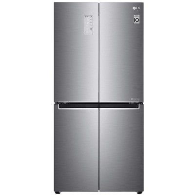 LG 594 Litres Frost Free Inverter Side-by-Side Door Refrigerator (GC-B22FTLPL.APZQEB)