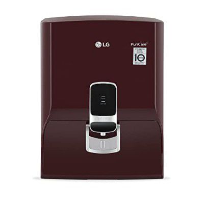 LG WW142NPC 8 liters RO + Mineral Booster Water Purifier with airtight Stainless Steel Tank (Crimson Red, Wall Mounted)