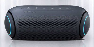 LG XBOOM GO PL5 Water-Resistant With 18 Hours Playback 20 W Bluetooth Speaker (Blue Black, Stereo Channel)