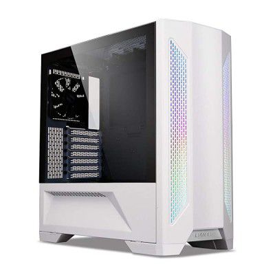 Lian Li LANCOOL II Mid-Tower ATX Computer Case Gaming Cabinet with 3 X 120mm Fans - X - White