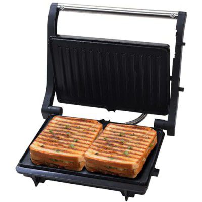 Libra 1000 watt Sandwich Maker, Electric Toaster Griller Sandwich Maker, Grill Sandwich Maker 180° Open Flexibility