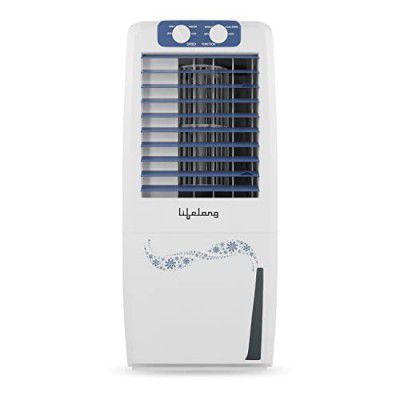 Lifelong 12L Air Cooler with Water Level Indicator, Ice Chamber, Multi-Way Air Deflection, Powerful Air Throw, Honeycomb pads (White, LLAC912, 1 Year Manufacturer's Warranty)