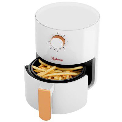 Lifelong Air Fryer | 800W, 2.5L, Air Fryer (LLHF25, White)