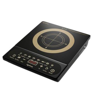 Lifelong 2100 Watt Induction Stove Touch Panel | Upto 5.5KVA Surge Protection | Electric Induction with 7 Preset Indian Menu Options - Auto Shut-Off & Temperature Control