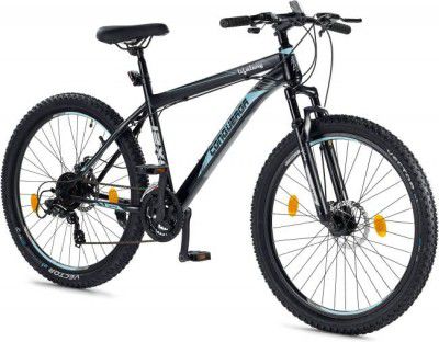 Lifelong Conqueror GX21 with Dual Disc, 21 speed 27.5 T Mountain/Hardtail Cycle  (21 Gear, Black)