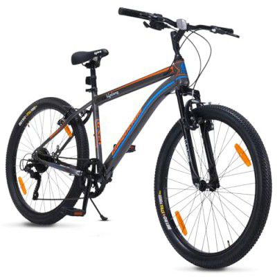 Lifelong Cycle for Adults MTB Gear Cycle Mountain Bike with V Brakes Ages 14 Black Dealsmagnet