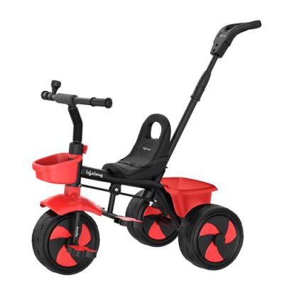 Lifelong Kids Tricycle with EVA Wheels, Bell & Storage Basket|Group 2 Years to 5 Years Carrying Capacity Upto 30 kgs