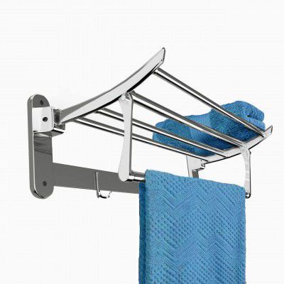 Lifelong LLBATR09 Stainless Steel Folding Towel Rack (18 Inch-Chrome)