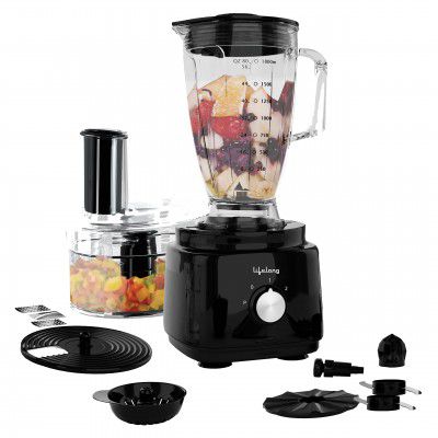 Lifelong LLFPR01 Prozessoren 800 Watts Food Processor with BlenderJar