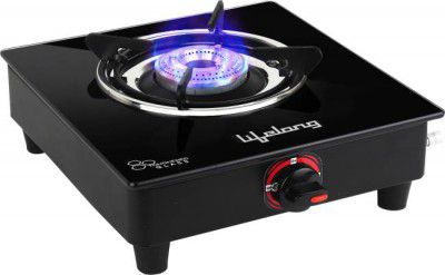 Lifelong LLGS902 Automatic Ignition 1 Burner Gas Stove for LPG use only (Black) Glass Automatic Gas Stove (1 Burner)