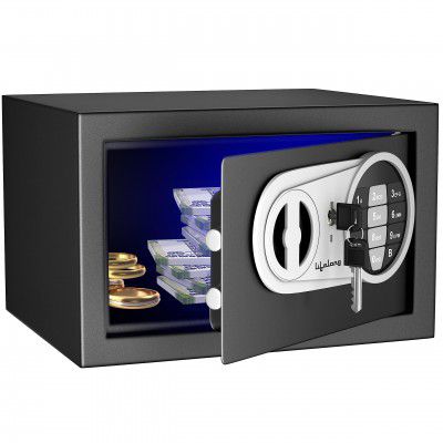 Lifelong LLHSL03 8.6Litres Home Safe Electronic Locker with LED Light | Digital Security Safe