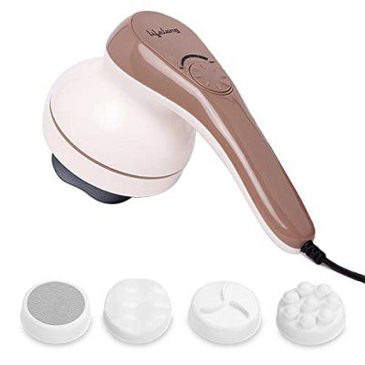 Lifelong LLM270 Powerful Handheld Electric Manipol Massager| Massager for pain relief (Brown)