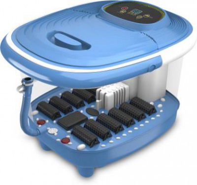 Lifelong LLM801 Electric Foot Spa Machine with 8 Manual Rollers Massager  (Blue)