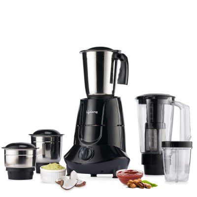 Lifelong LLMG755 750 Watt Juicer Mixer Grinder, 5 Jars for Grinding, Mixing, and Juice at home