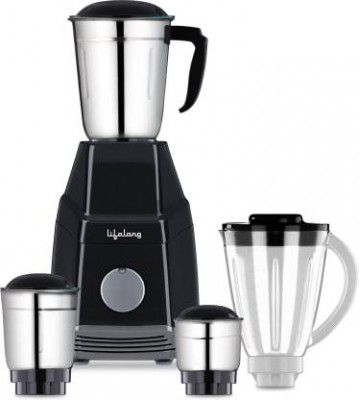 Lifelong LLMG7E 800 W Mixer Grinder (LLMG7E | 5 Jars | Black)