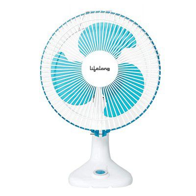 Lifelong LLTF922B Table Fan for Cooling with Automatic Oscillation