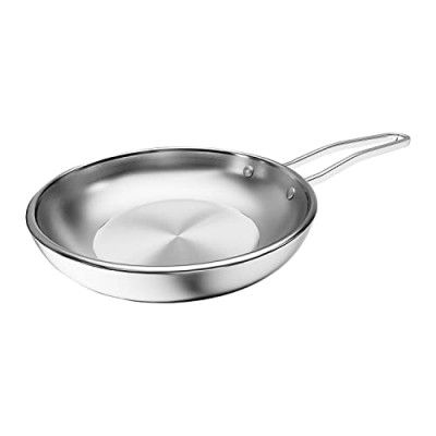 Lifelong LLTPFP003 Triply Fry Pan with Riveted Handles without Lid 1.2 litres