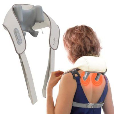 Lifelong Manual Dual Pressure Cervical Neck Shoulder Legs Waist Muscles Pain Relief Massage Roller (LLM972)