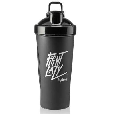 Lifelong Protein Shaker|100% Leakproof Stylish Protein Shaker Bottle - 700ml (LLSHB04, Black)