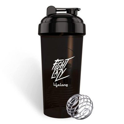 Lifelong Protein Shaker|Stylish Protein Shaker Bottle| Gym Bottle for Protein- 700ml (LLSHB01, Black, 6 Months Warranty)