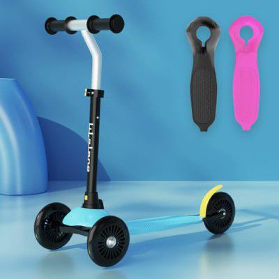 Lifelong Scooter for Kids - Kids Scooter with 3 Changeable Colours, Aluminium Handle & Adjustable Height - Kick Scooter - Baby Scooter Toys for 3+ Year Old boy & Girl - Skate Scooter