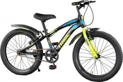 Lifelong Tribe 20T, Matte Black and Fluorescent yellow 20 T Road Cycle  